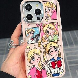 SAILOR MOON Sailor Moon Inspired Metal Frame Anti-Fall Phone Protective Case